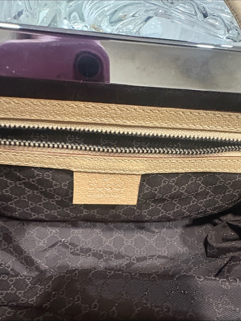 Gucci Vintage Beige Purse new - Picture 6 of 11